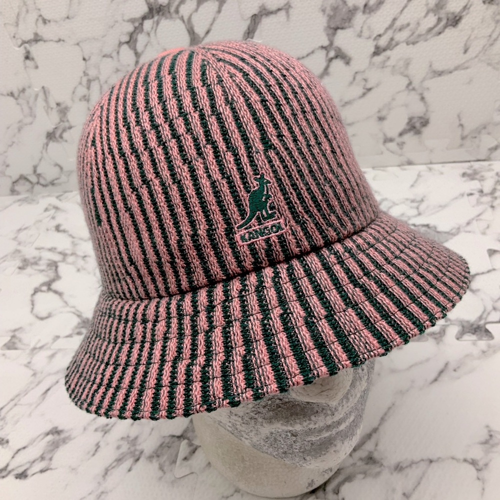 Kangol Contour Wave Pink | Grey Bucket Hat